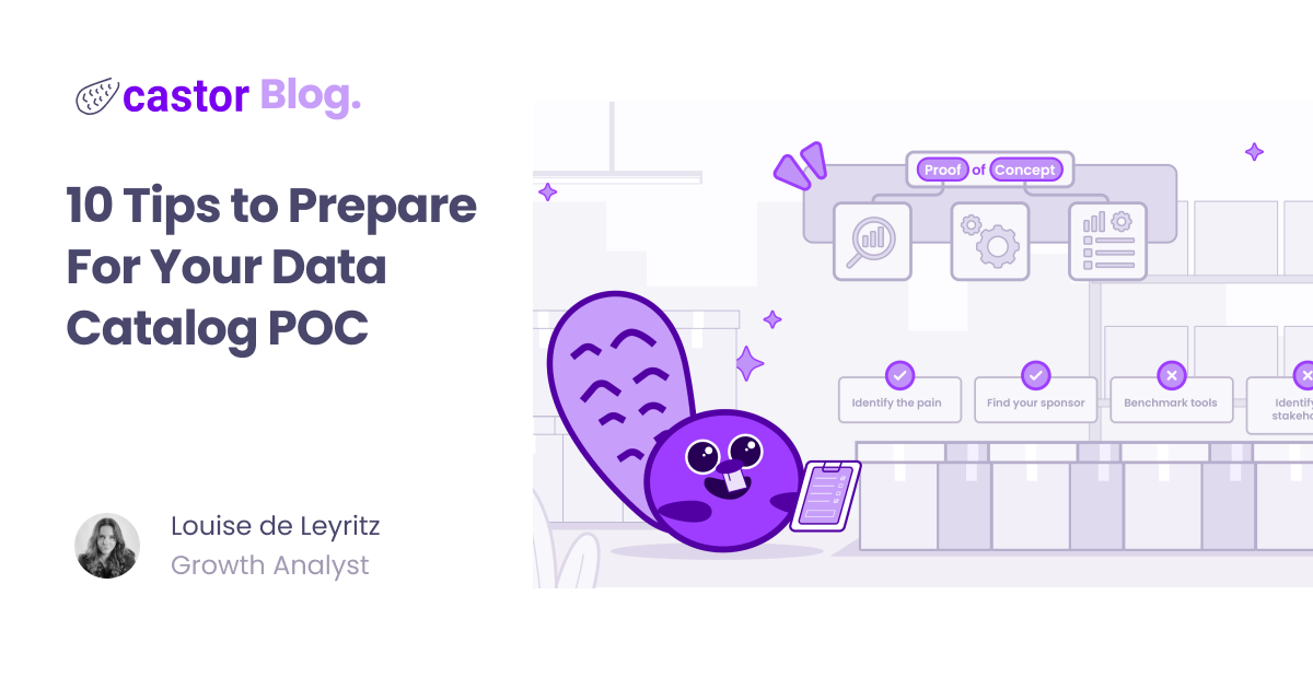 10 Tips to Prepare for Your Data Catalog POC Castor Blog